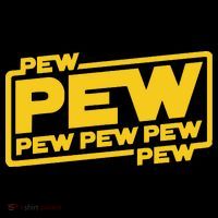 Pew Wars High Crown Mesh Back Trucker Hat