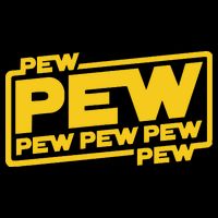 Pew Wars Cropped Pullover Crew