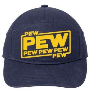 Pew Wars 7-Panel Snapback Hat