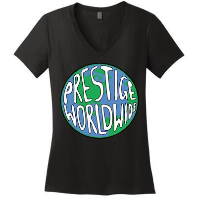 Prestige Worldwide Women's V-Neck T-Shirt