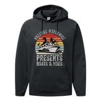 Prestige Worldwide Presents Boats And Hoes Performance Fleece Hoodie