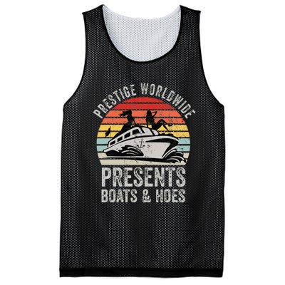 Prestige Worldwide Presents Boats And Hoes Mesh Reversible Basketball Jersey Tank