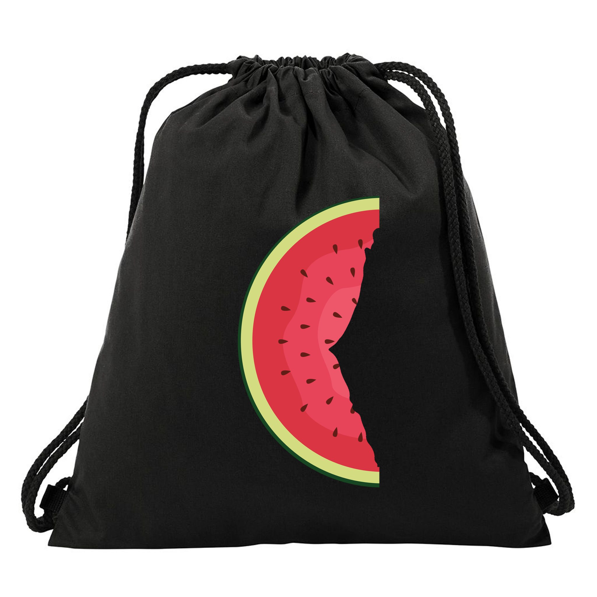 Palestine Watermelon Drawstring Bag