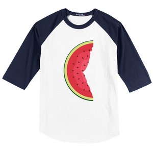 Palestine Watermelon Baseball Sleeve Shirt