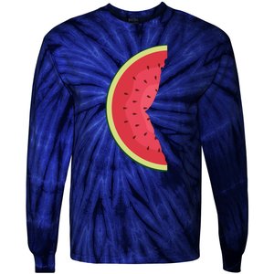 Palestine Watermelon Tie-Dye Long Sleeve Shirt