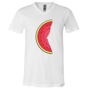 Palestine Watermelon V-Neck T-Shirt