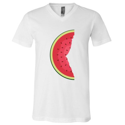 Palestine Watermelon V-Neck T-Shirt