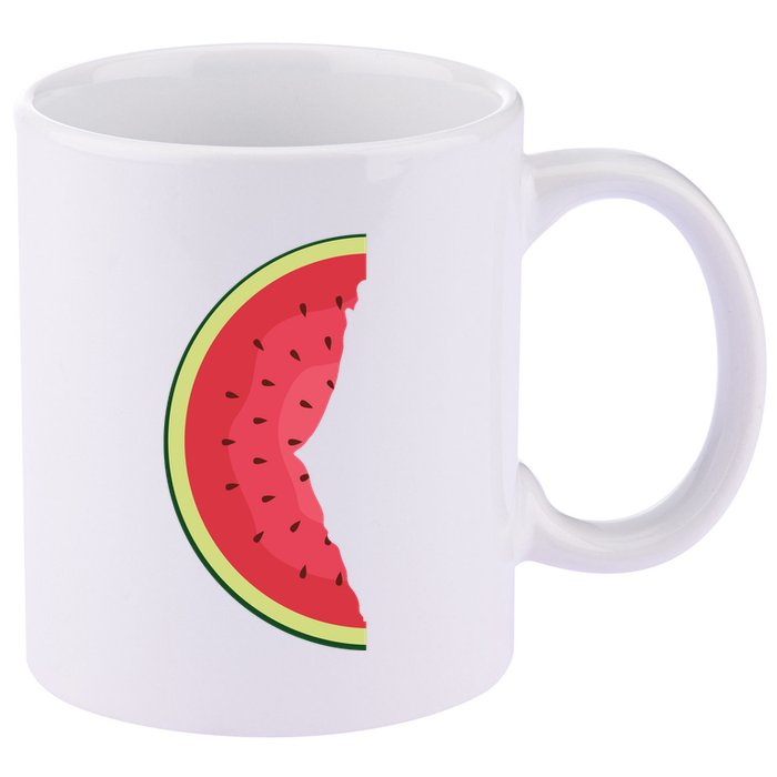 Palestine Watermelon 11oz C Handle Ceramic Mug