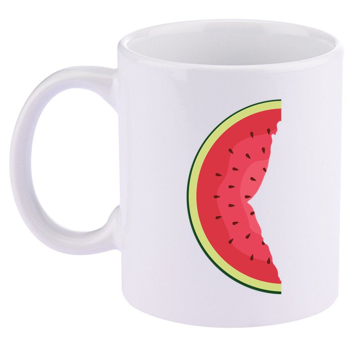 Palestine Watermelon 11oz C Handle Ceramic Mug