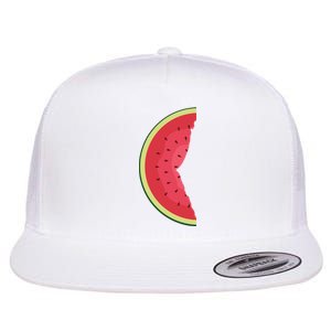 Palestine Watermelon Flat Bill Trucker Hat