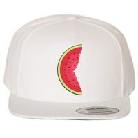 Palestine Watermelon Wool Snapback Cap