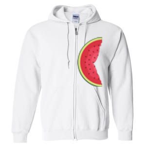 Palestine Watermelon Full Zip Hoodie