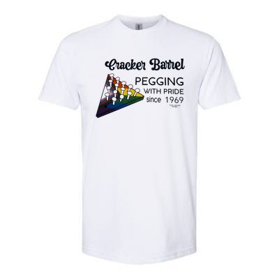 Pegging With Pride Cracker Barrel Softstyle® CVC T-Shirt