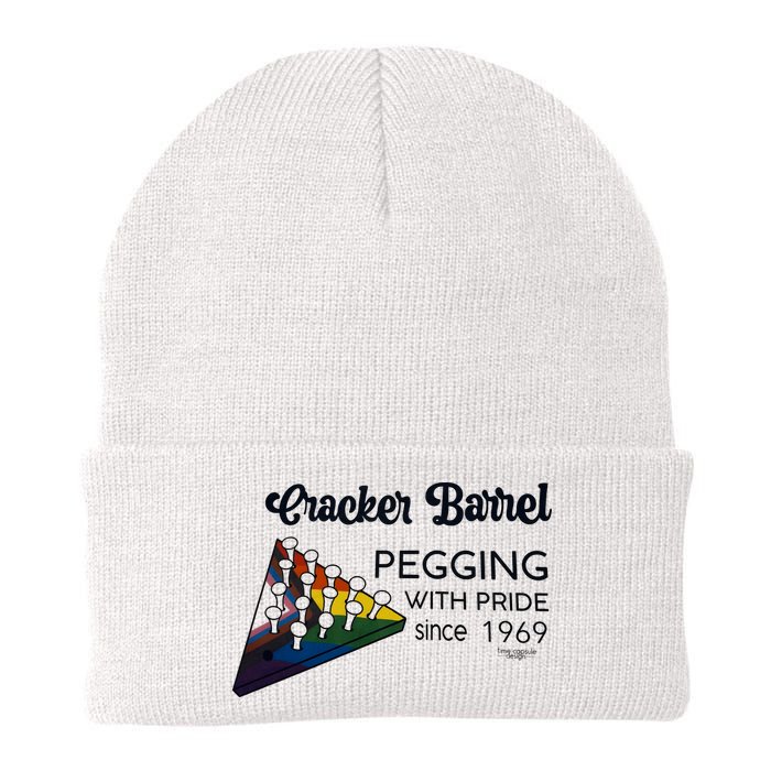 Pegging With Pride Cracker Barrel Knit Cap Winter Beanie