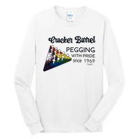 Pegging With Pride Cracker Barrel Tall Long Sleeve T-Shirt