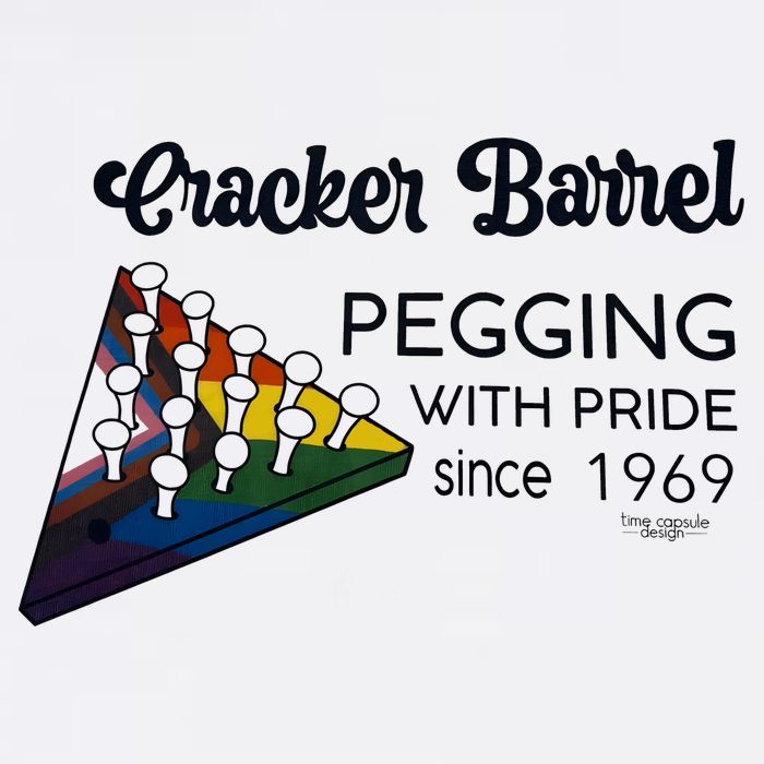 Pegging With Pride Cracker Barrel Mousepad