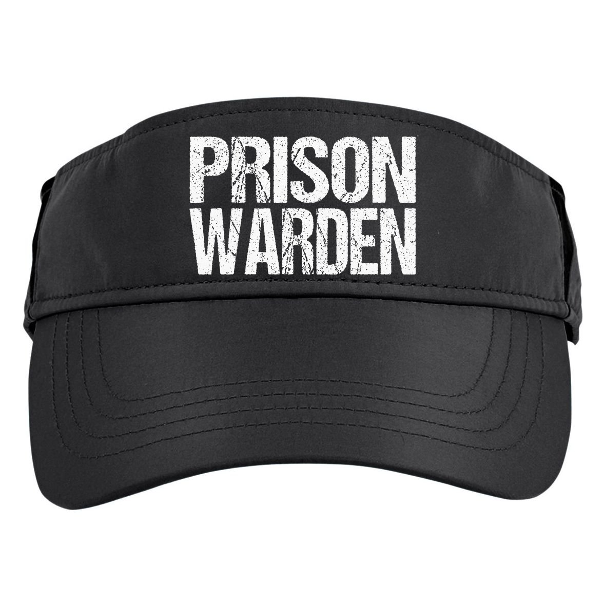 Prison Warden Police Officer Guard Lazy Halloween Costume Adult Drive Performance Visor