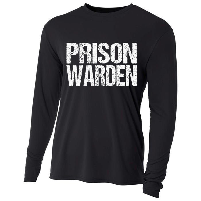 Prison Warden Police Officer Guard Lazy Halloween Costume Cooling Performance Long Sleeve Crew