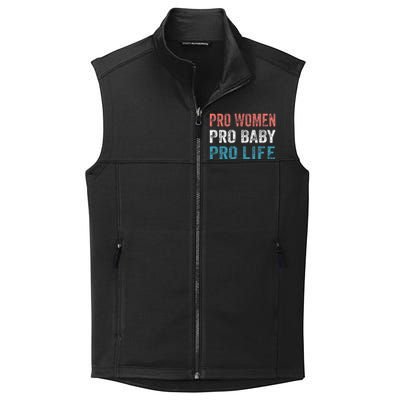 Pro Women Pro Baby Pro Life Collective Smooth Fleece Vest