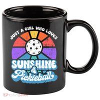 Pickleball, Wo Pickleball Tee, Pickleball Lover 11oz C Handle Ceramic Mug