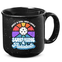 Pickleball, Wo Pickleball Tee, Pickleball Lover 15oz Campfire Ceramic Mug