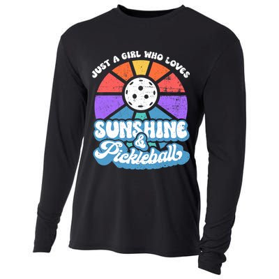 Pickleball, Wo Pickleball Tee, Pickleball Lover Cooling Performance Long Sleeve Crew