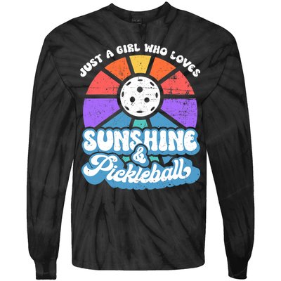 Pickleball, Wo Pickleball Tee, Pickleball Lover Tie-Dye Long Sleeve Shirt