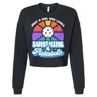 Pickleball, Wo Pickleball Tee, Pickleball Lover Cropped Pullover Crew