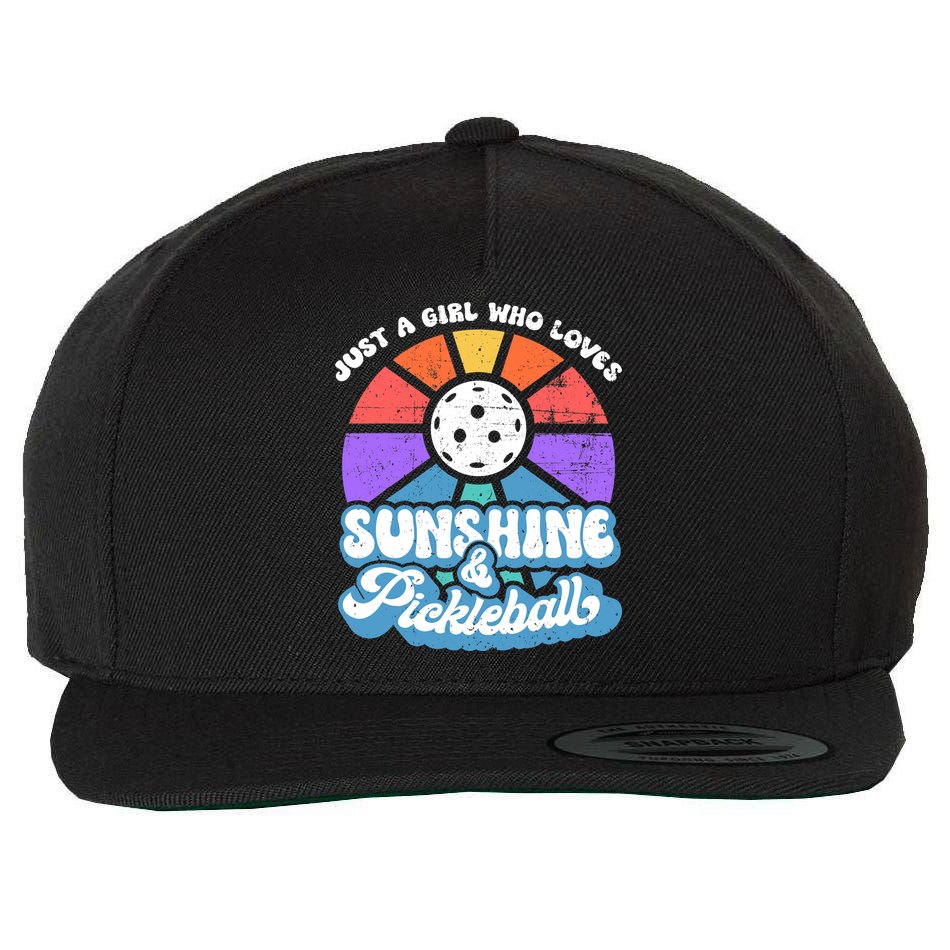 Pickleball, Wo Pickleball Tee, Pickleball Lover Wool Snapback Cap