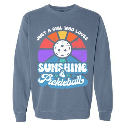 Pickleball, Wo Pickleball Tee, Pickleball Lover Garment-Dyed Sweatshirt