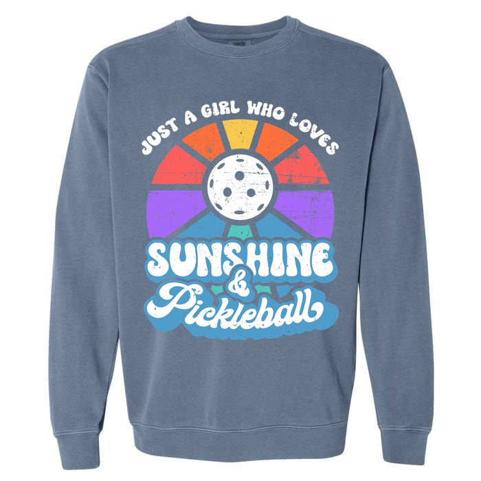 Pickleball, Wo Pickleball Tee, Pickleball Lover Garment-Dyed Sweatshirt