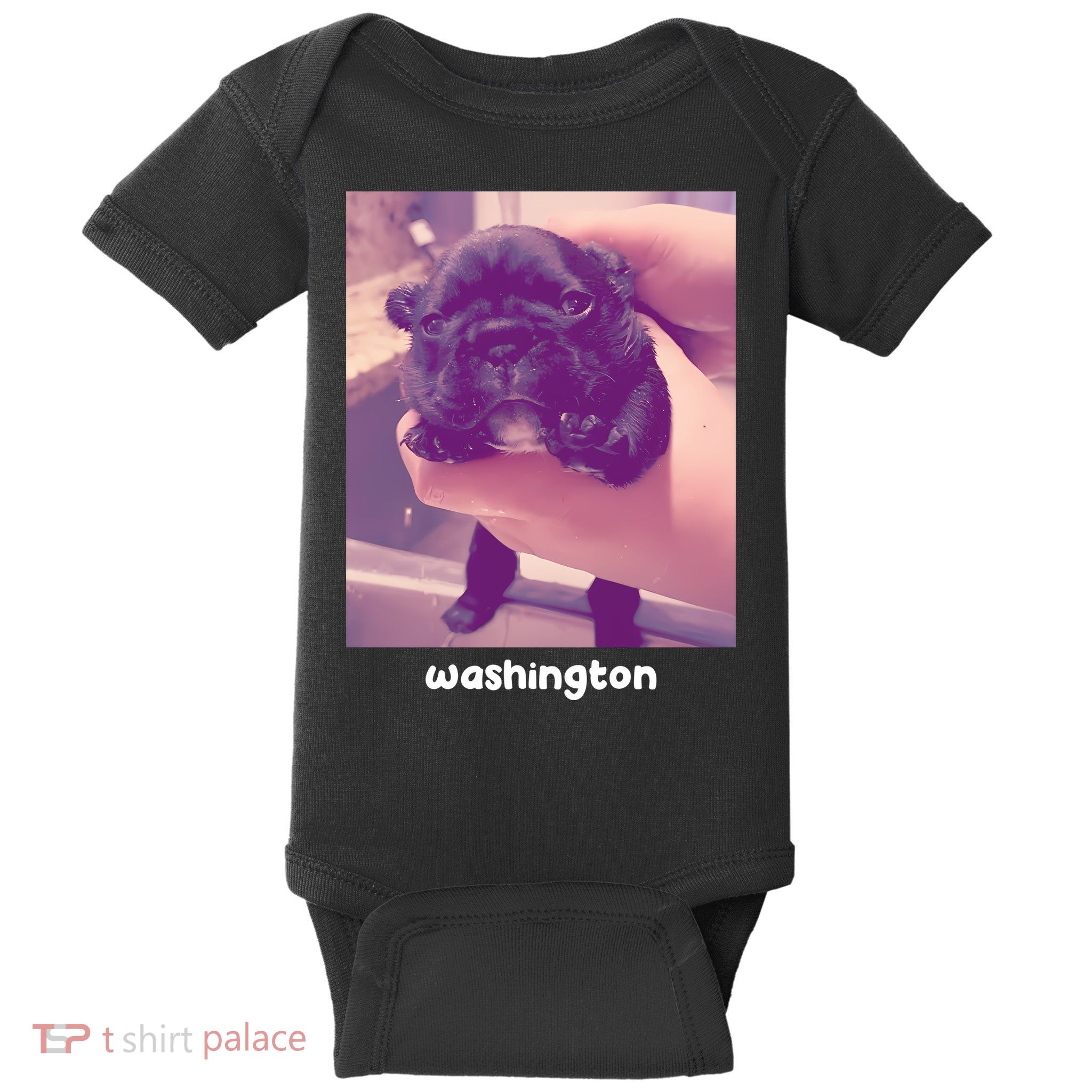Pibble Washington Baby Bodysuit