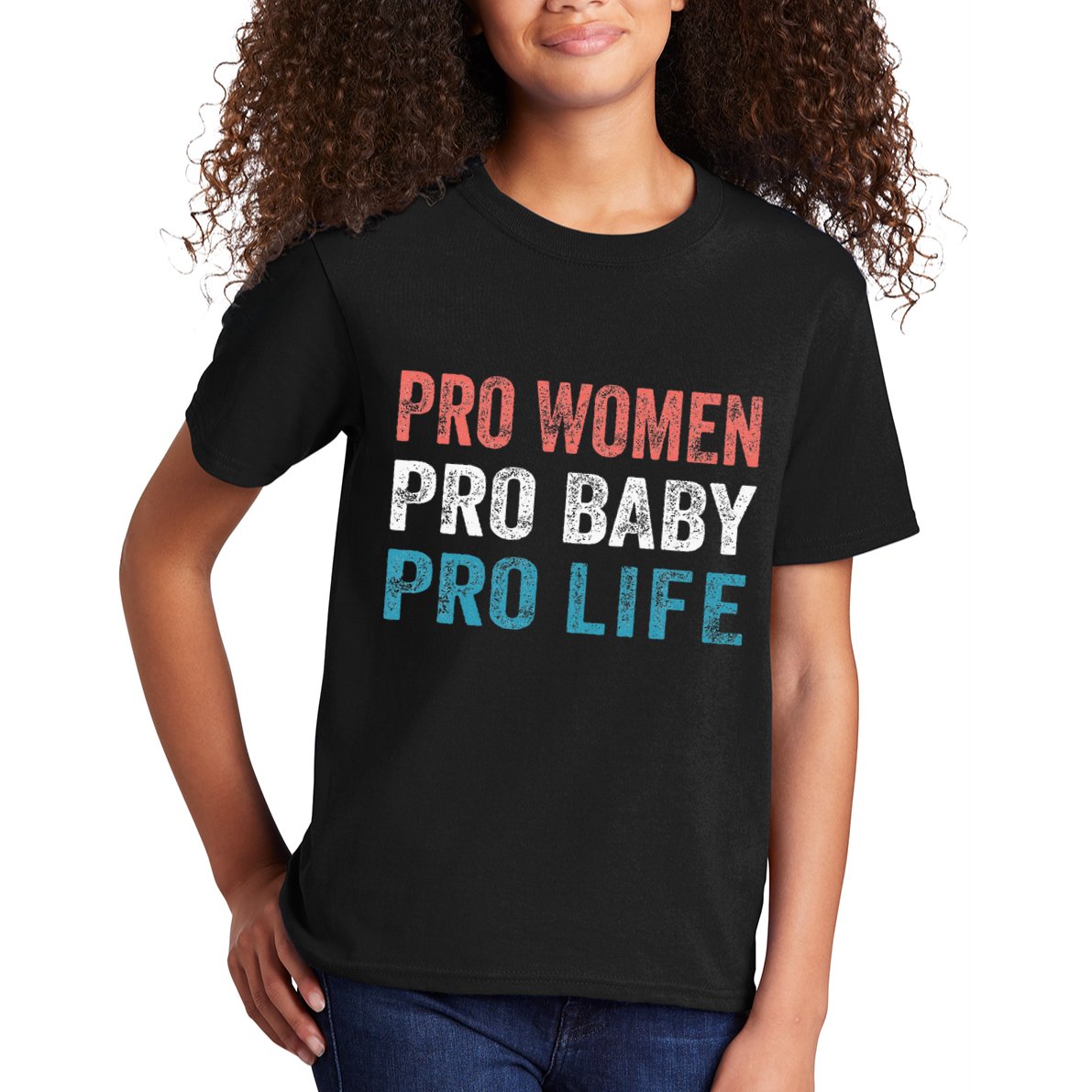 Pro Women Pro Baby Pro Life Kids T-Shirt