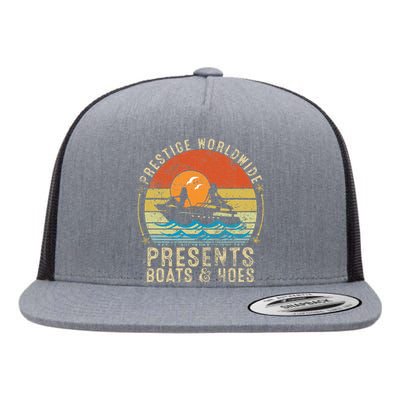 Prestige Worldwide Presents Boats And Hoes Flat Bill Trucker Hat