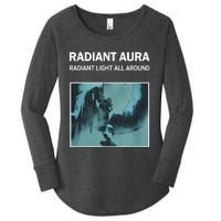 Plies Wearing Radiant Aura Radiant Light All Around Women's Perfect Tri Tunic Long Sleeve Shirt