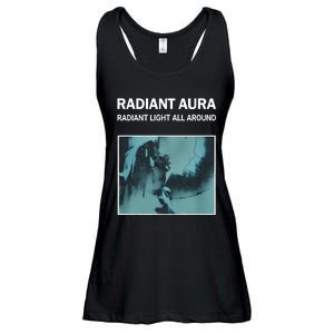 Plies Wearing Radiant Aura Radiant Light All Around Ladies Essential Flowy Tank