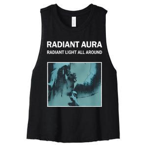 Plies Wearing Radiant Aura Radiant Light All Around Women's Racerback Cropped Tank