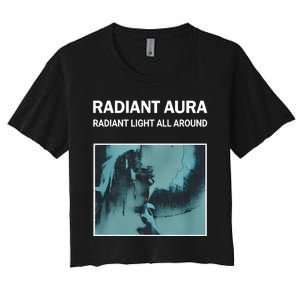 Plies Wearing Radiant Aura Radiant Light All Around Women's Crop Top Tee