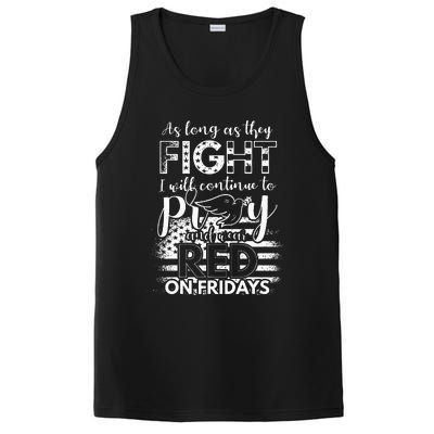 Pray Wear Red Friday Christian Military PosiCharge Competitor Tank