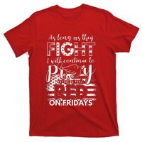 Pray Wear Red Friday Christian Military T-Shirt