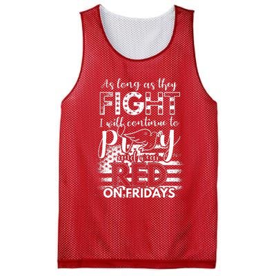 Pray Wear Red Friday Christian Military Mesh Reversible Basketball Jersey Tank