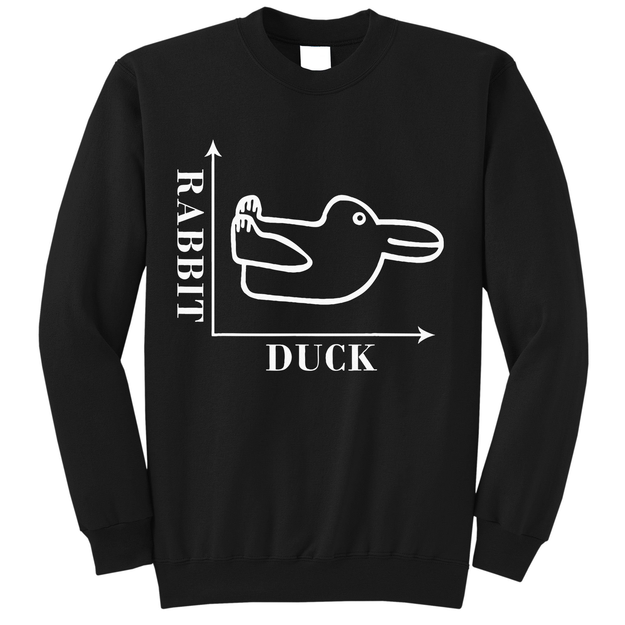 Philosophy Wittgenstein Rabbit Duck Illusion Sweatshirt