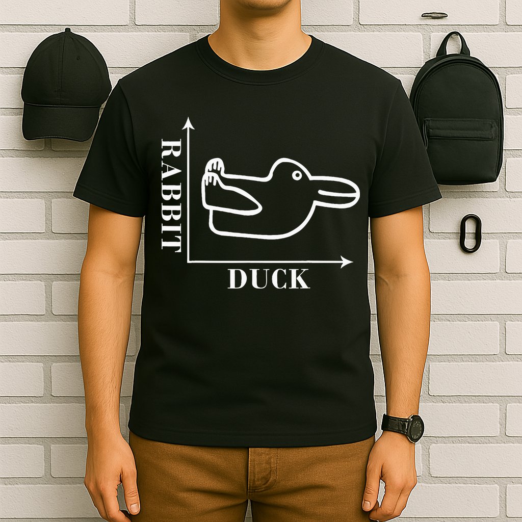 Philosophy Wittgenstein Rabbit Duck Illusion T-Shirt