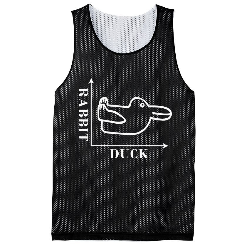 Philosophy Wittgenstein Rabbit Duck Illusion Mesh Reversible Basketball Jersey Tank