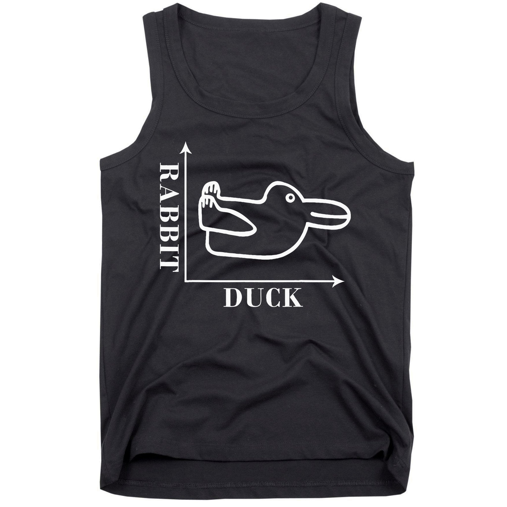 Philosophy Wittgenstein Rabbit Duck Illusion Tank Top