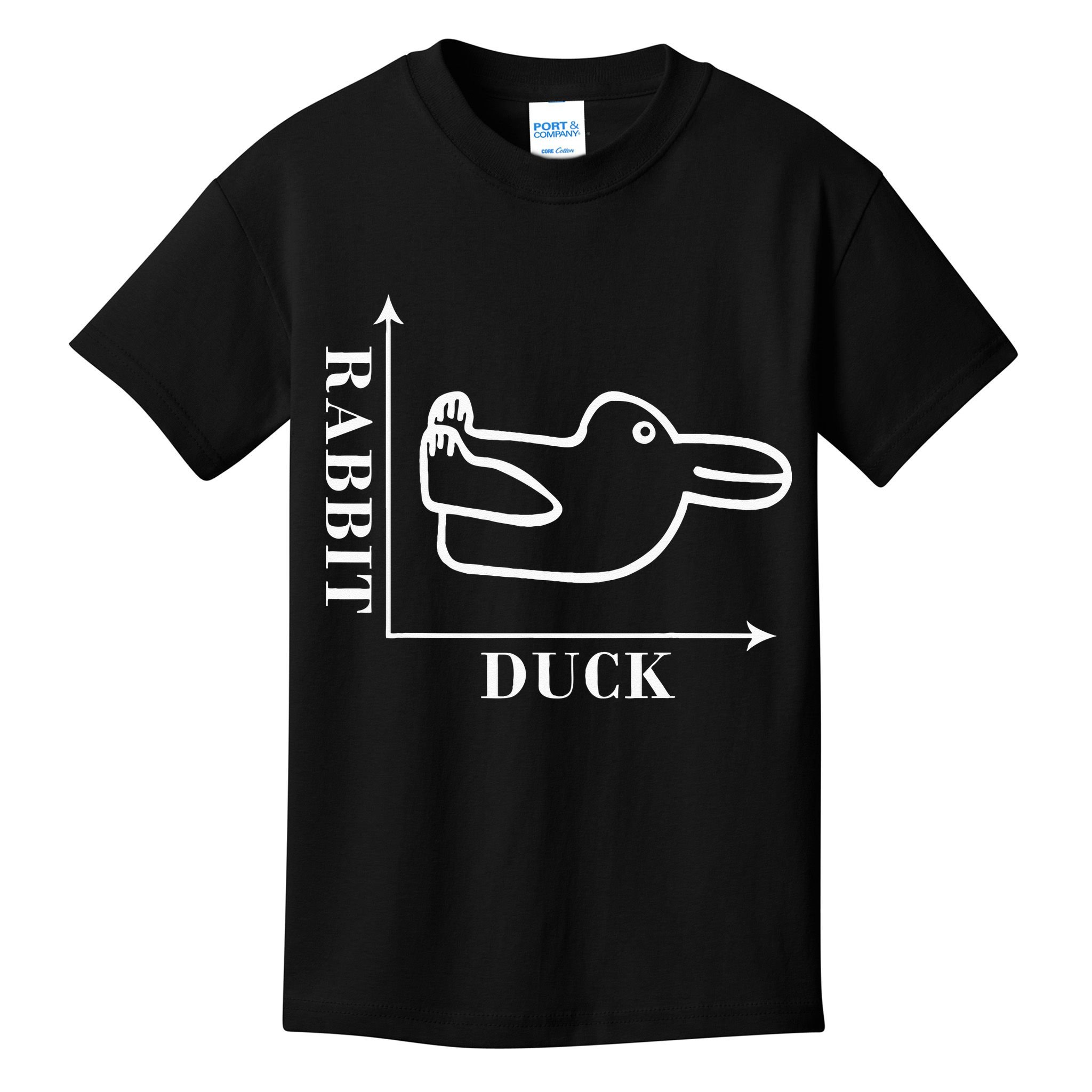 Philosophy Wittgenstein Rabbit Duck Illusion Kids T-Shirt