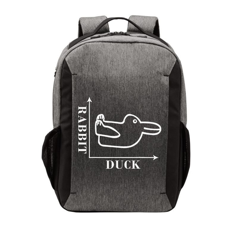 Philosophy Wittgenstein Rabbit Duck Illusion Vector Backpack