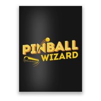Pinball Wizard Retro Vintage Multiball Pinball Arcade Game Poster