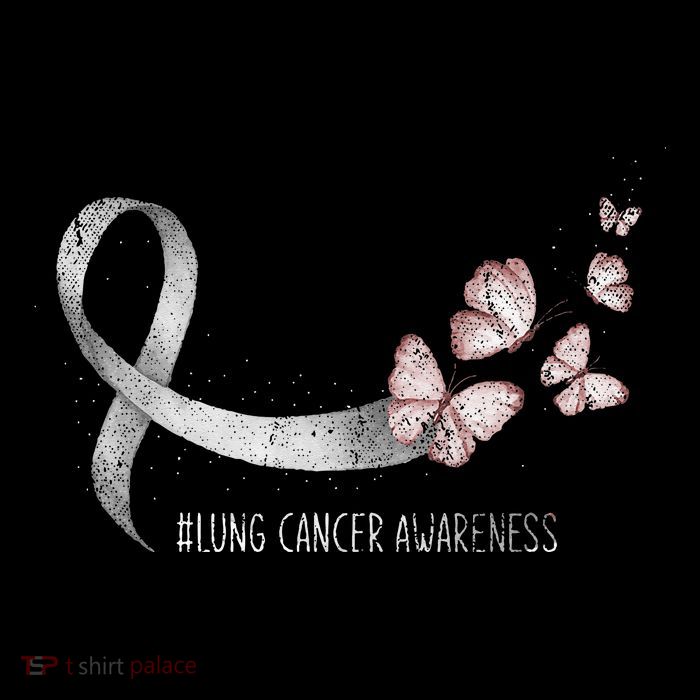 Pretty White Ribbon Support Lung Cancer Awareness 16 in Basic Backpack