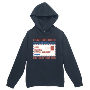 Postal Worker Retiret Proud Retired To Grandpa Gift Urban Pullover Hoodie